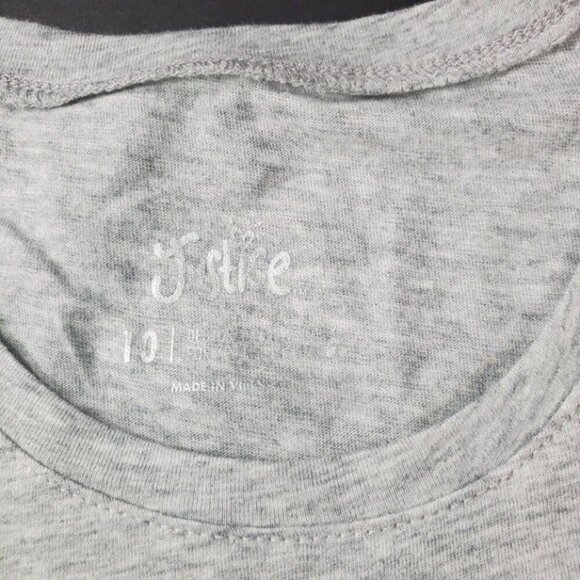 Justice Frozen Princess Blouse Queen Elsa Anna Knit Shirt Short Sleeve Tee Shirt - Picture 7 of 12